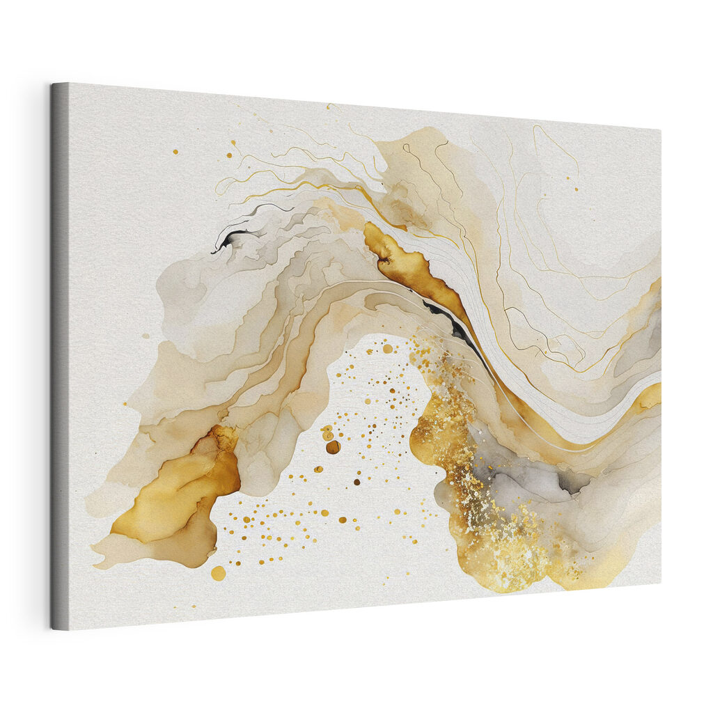 Abstract waves of soft colors