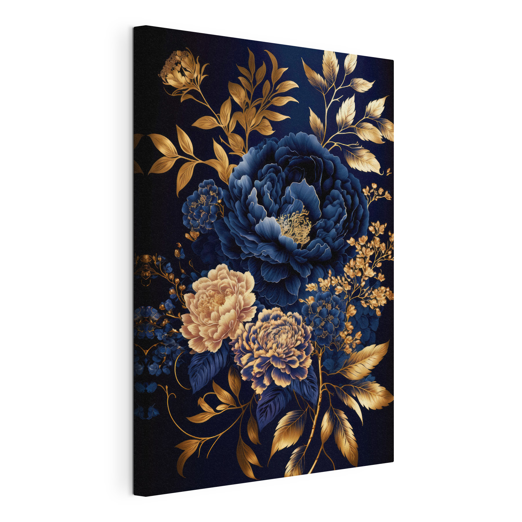 Elegant floral design on dark background