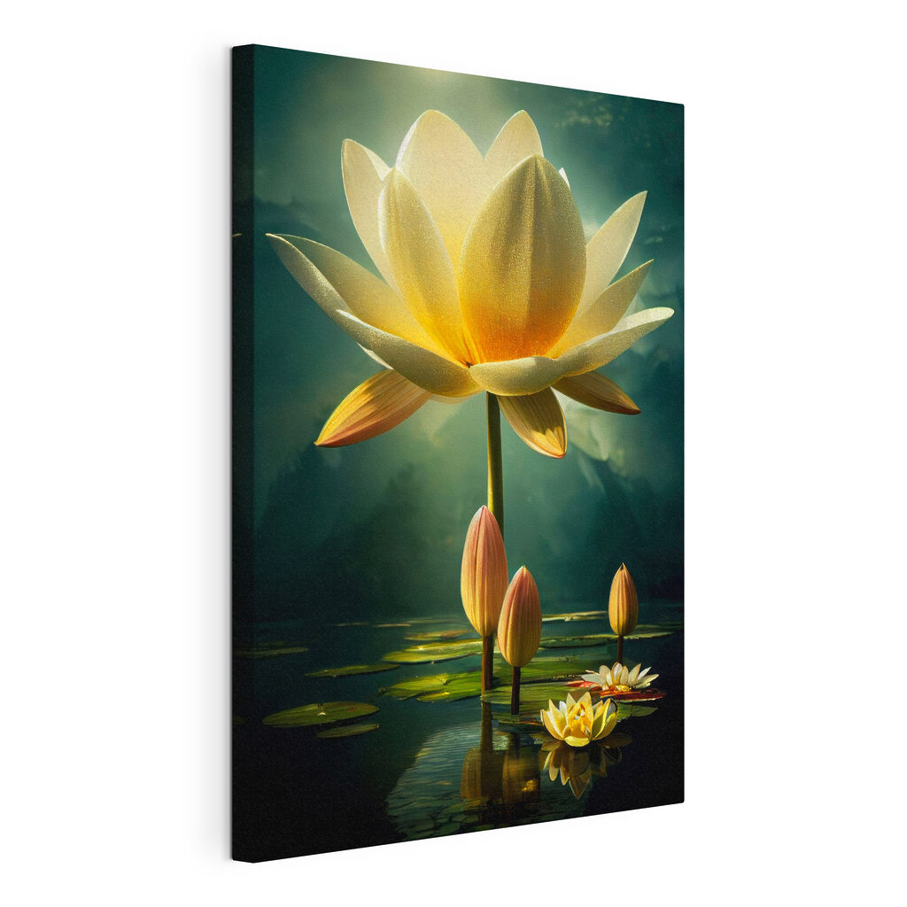 A yellow flower with petals