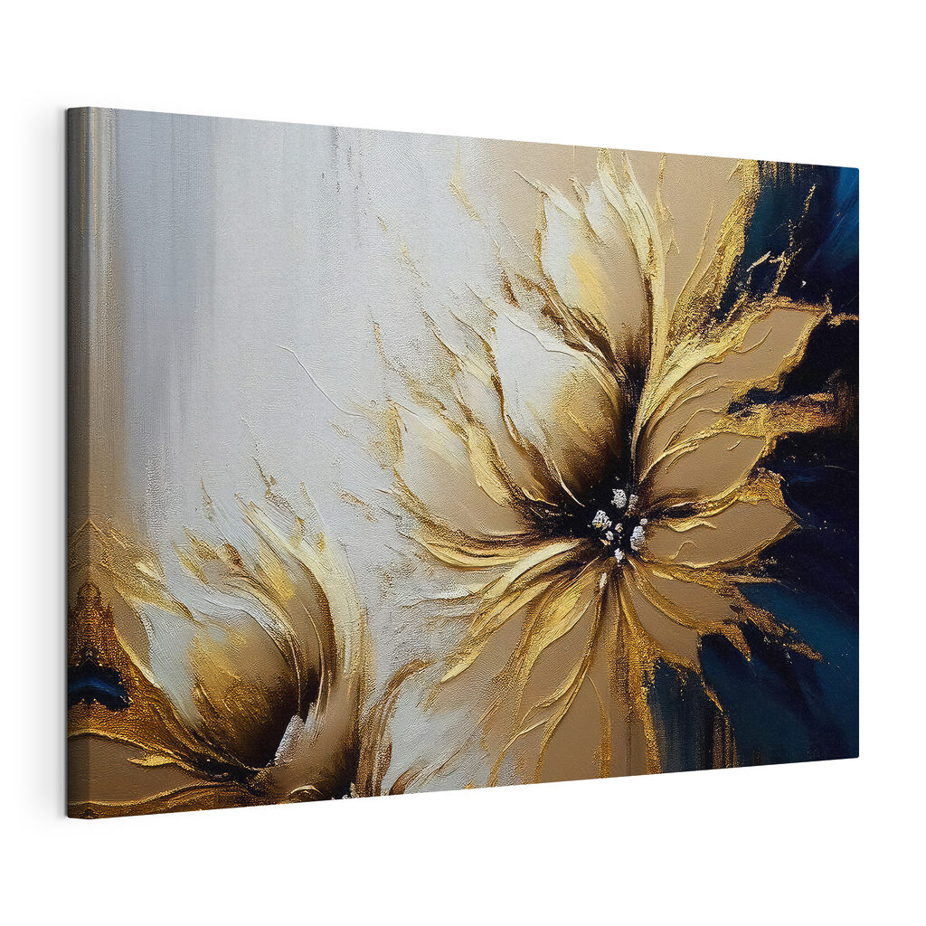 A painting of a flower A painting of a flower