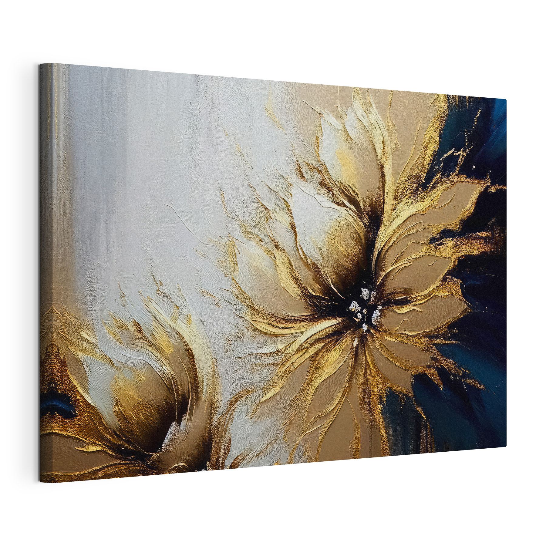 A painting of a flower A painting of a flower