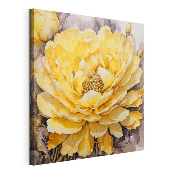 Quadri Quadri Un dipinto raffigurante un fiore giallo (COD: s35663)