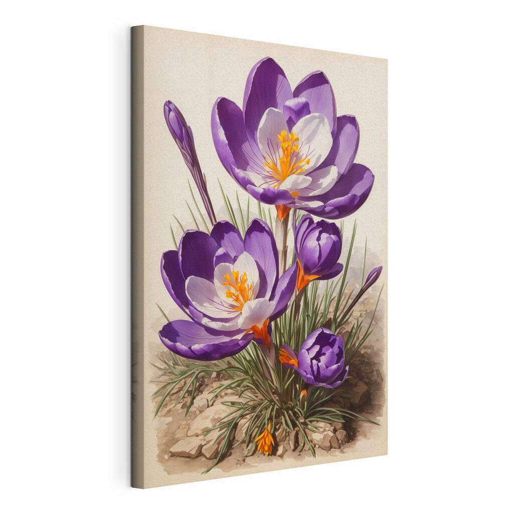Purple and white flower