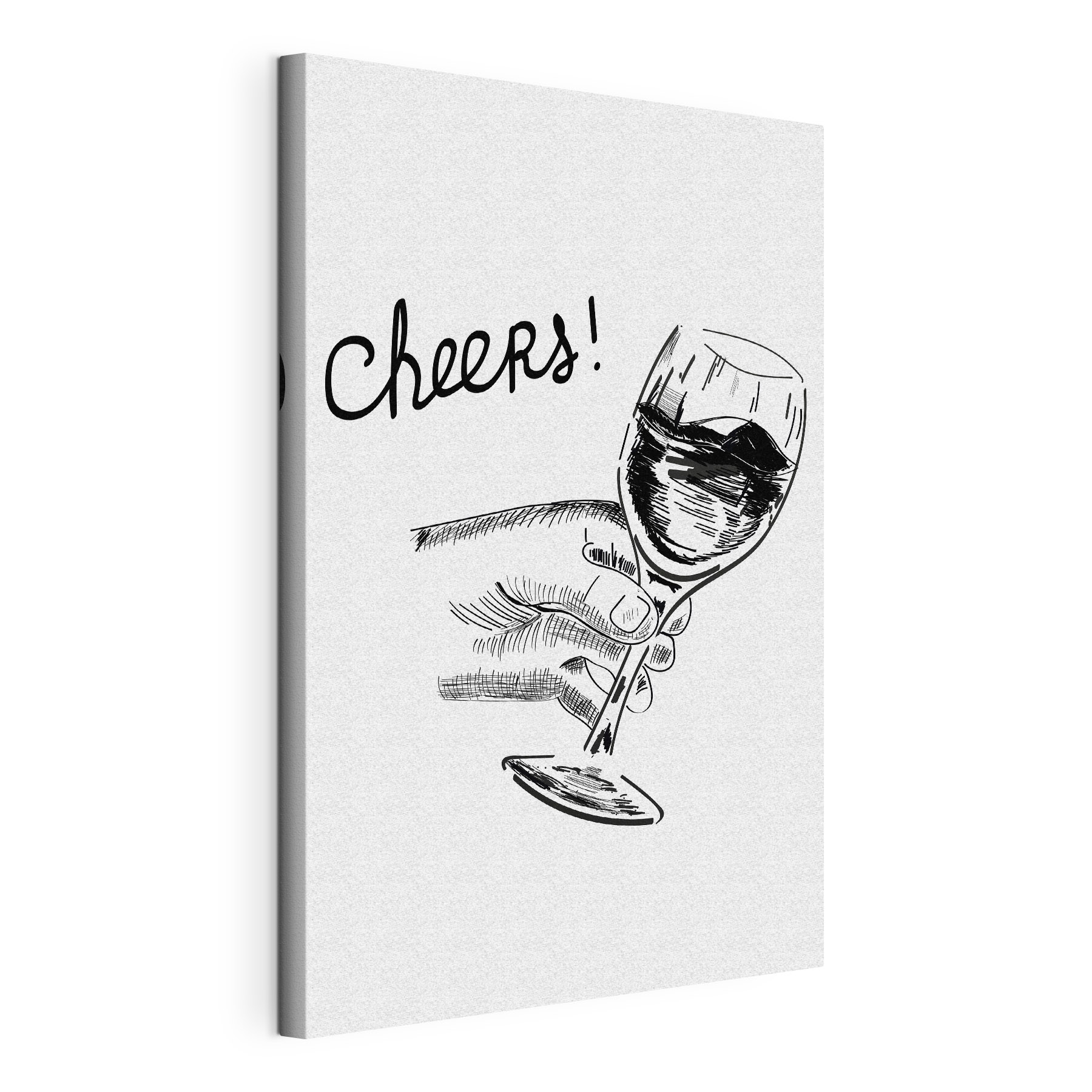 Hand holding a glass of wine