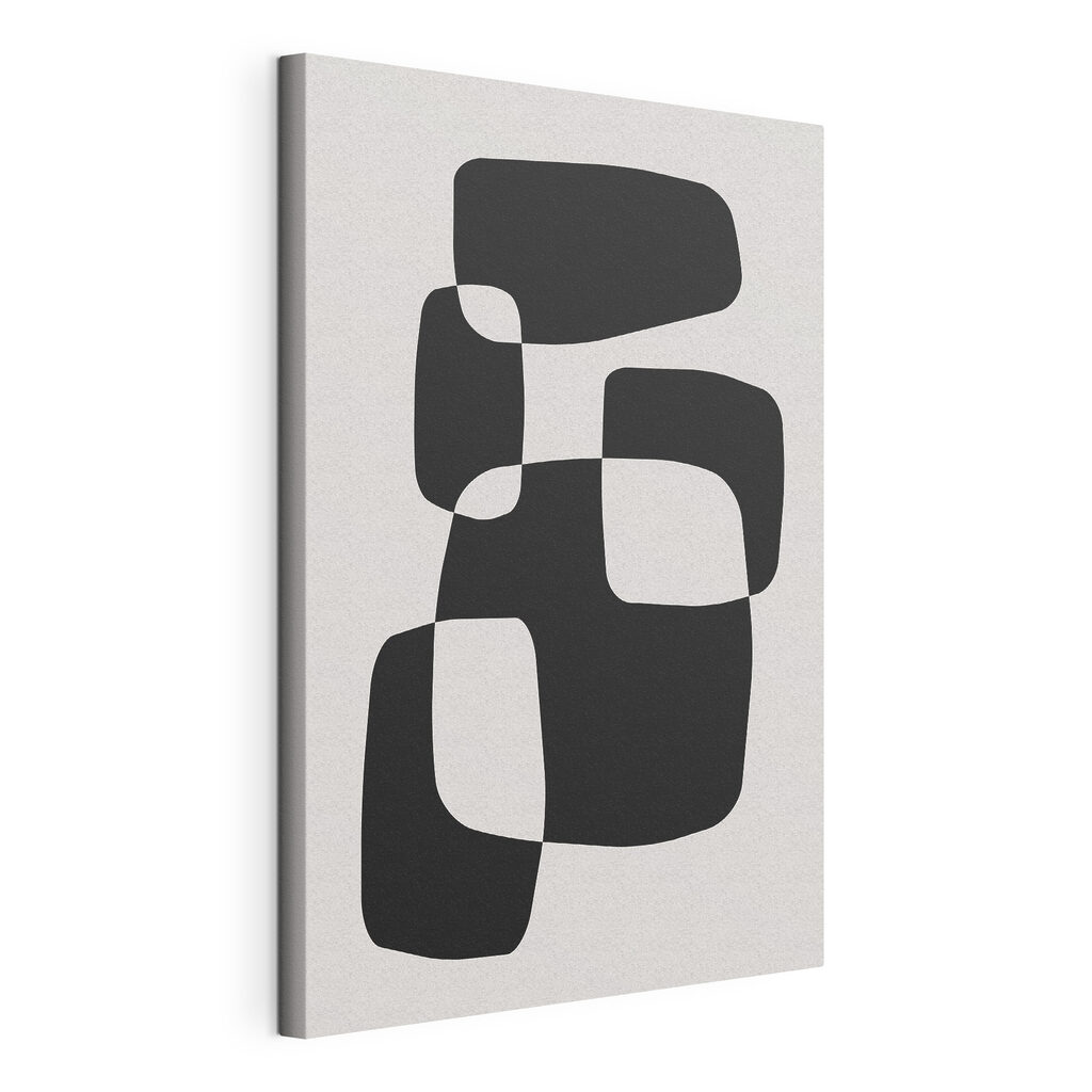 Black and white image of squares Black and white image of squares