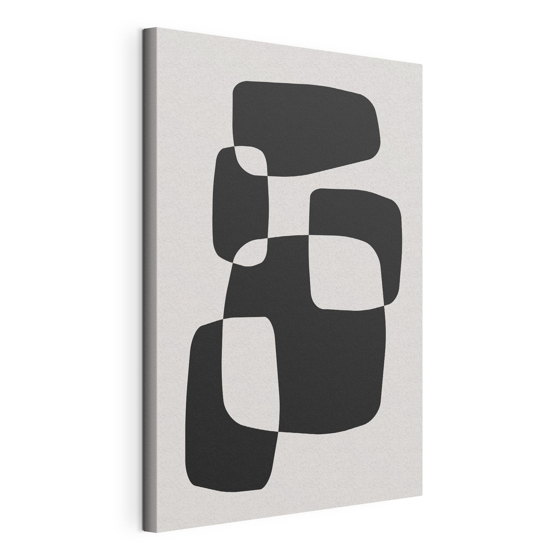 Black and white image of squares Black and white image of squares