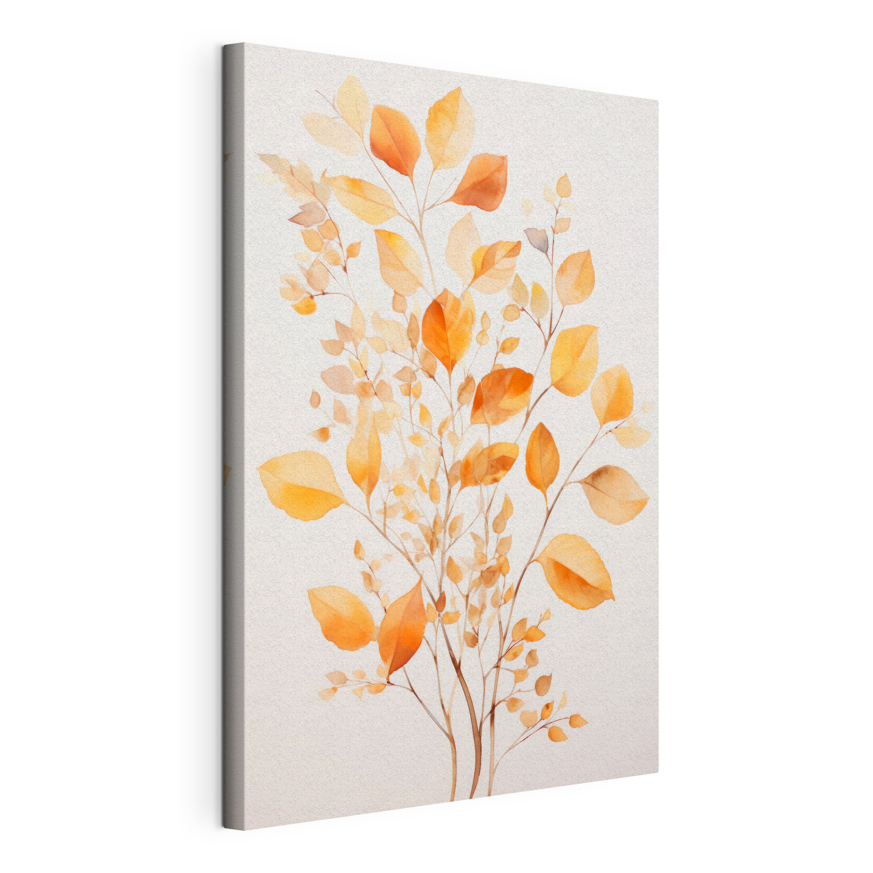 Watercolor painting of leaves Watercolor painting of leaves