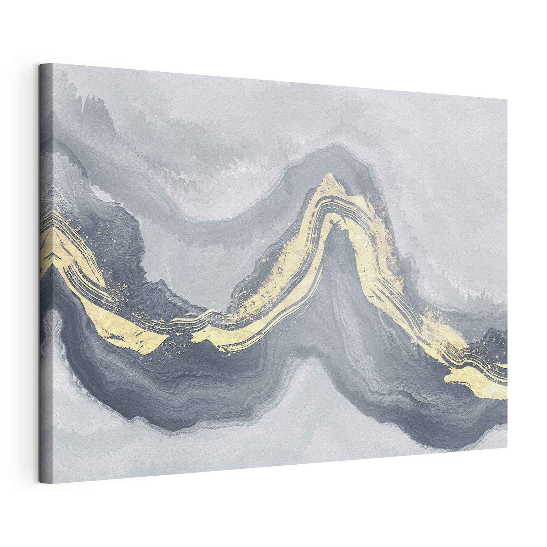 Abstract swirls of muted colors
