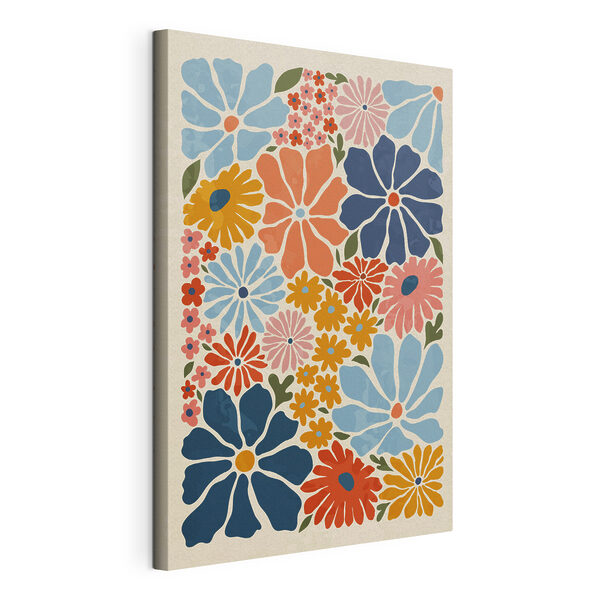 Quadri Motivo floreale colorato (COD: s36095) Quadri Quadri Motivo floreale colorato (COD: s36095)