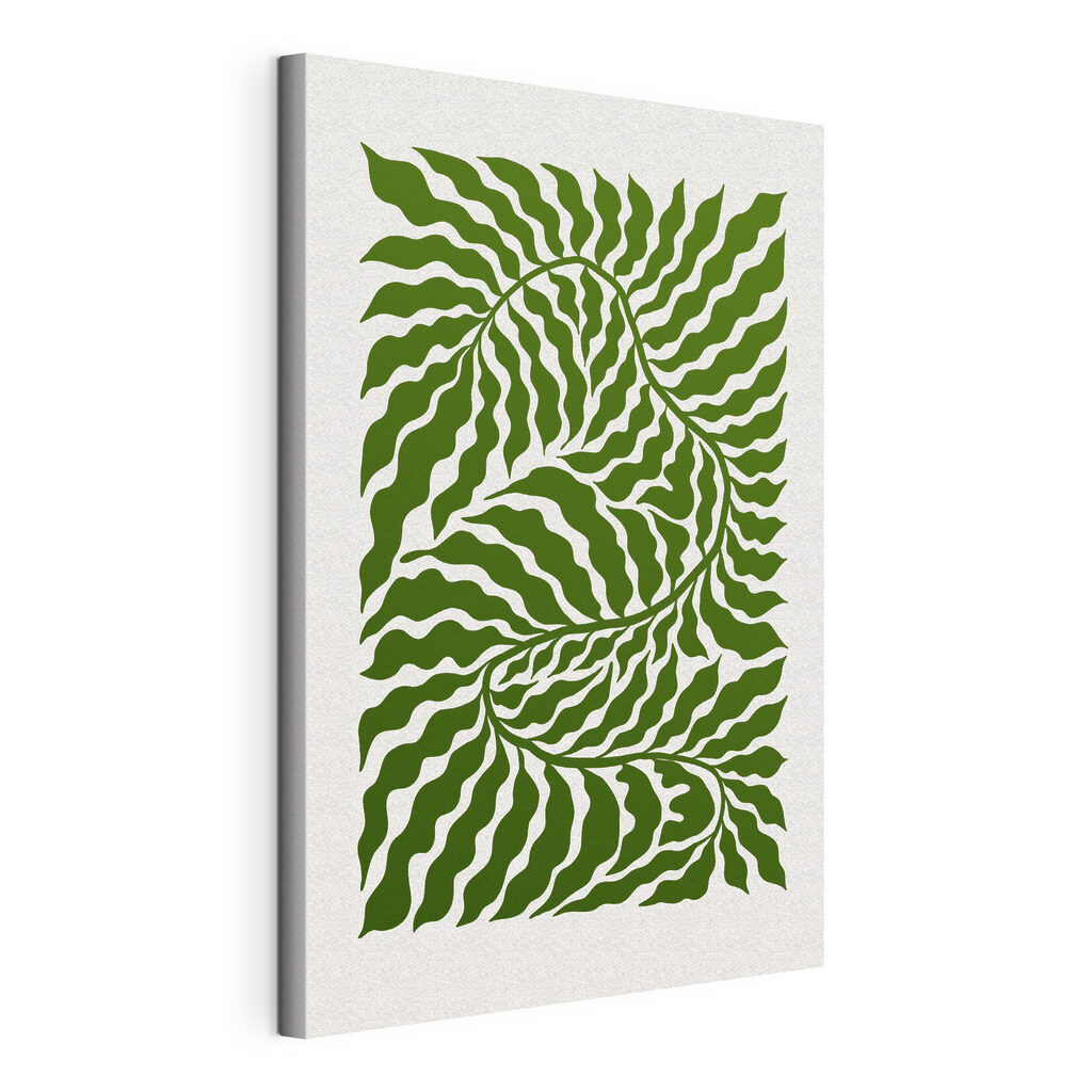 Green and white pattern Green and white pattern