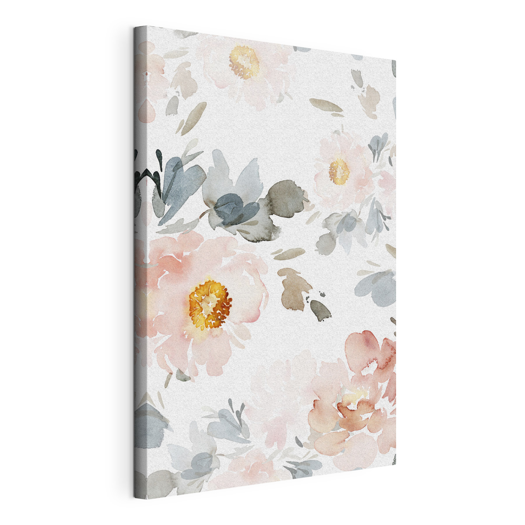 Watercolor painting of flowers