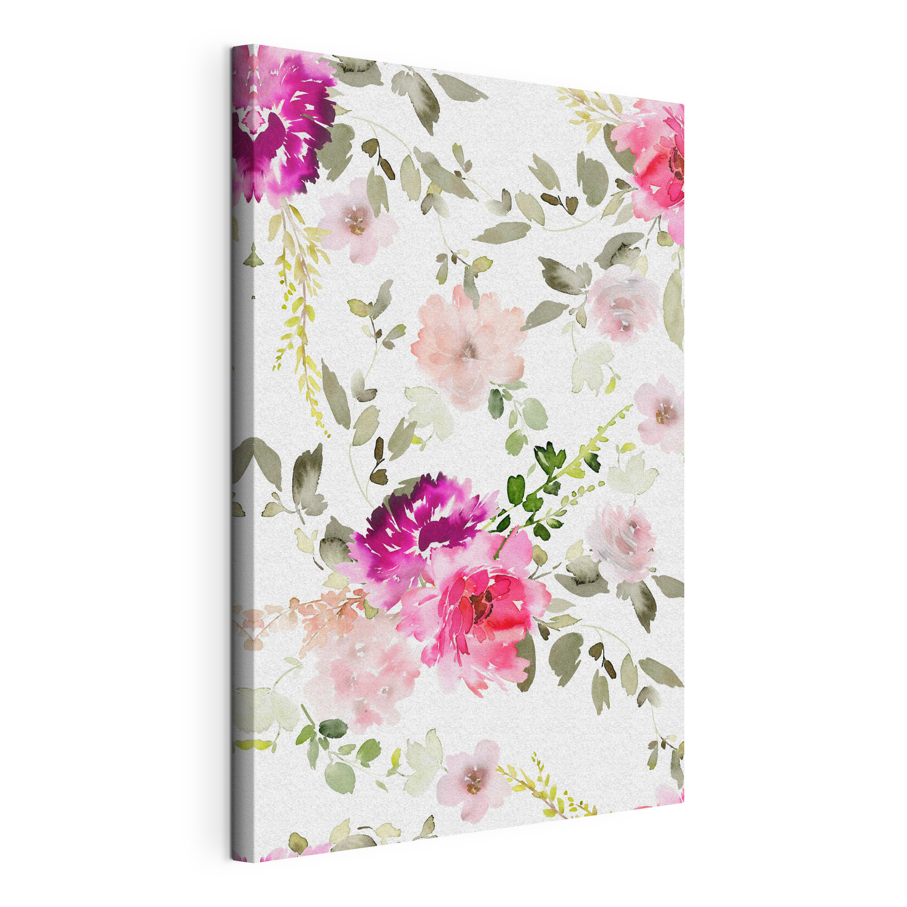 Watercolor painting of flowers