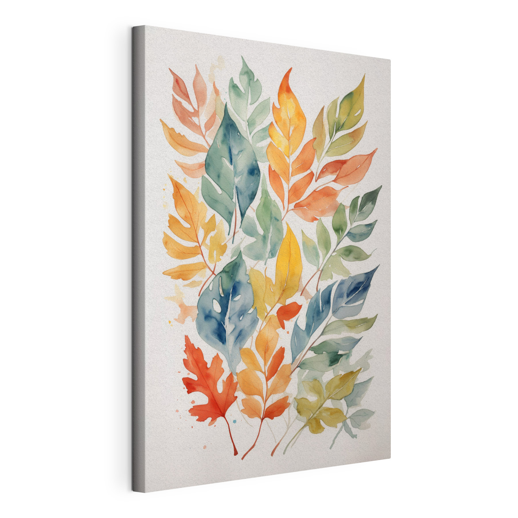 Group of colorful leaves Group of colorful leaves