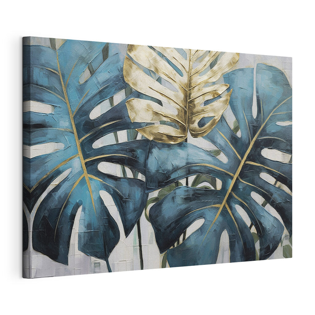 Bold leaves in tropical hues