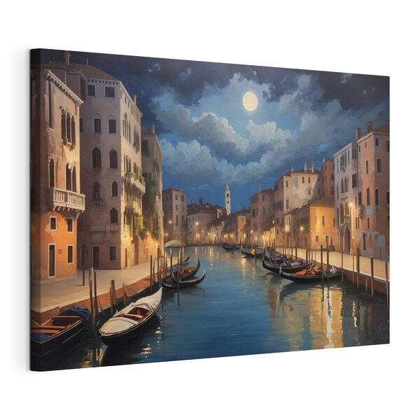 Quadri Un canale con delle barche e degli edifici sullo sfondo (COD: s36240) Quadri Quadri Un canale con delle barche e degli edifici sullo sfondo (COD: s36240)