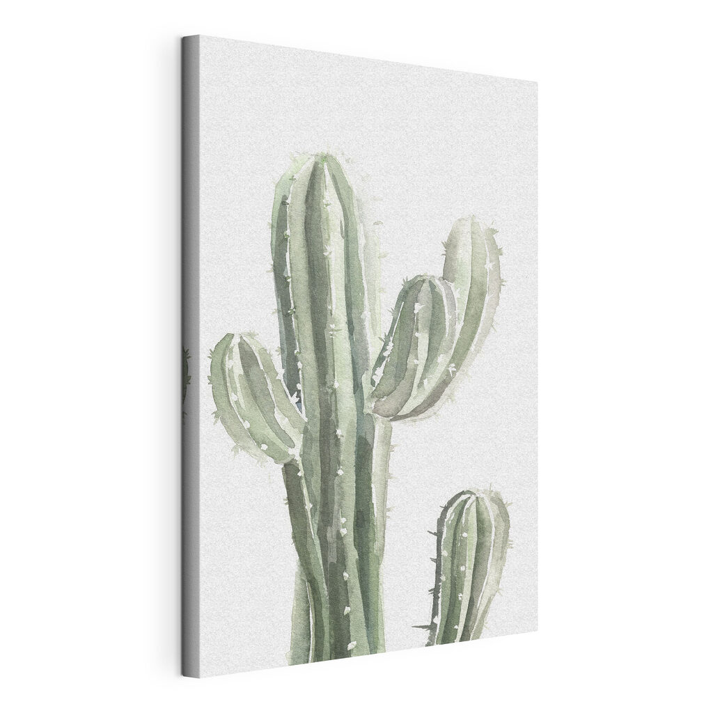 A watercolor of a cactus A watercolor of a cactus