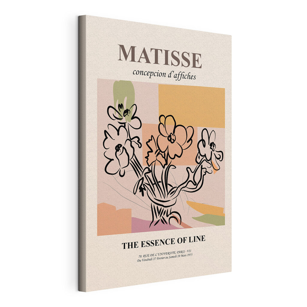 A drawing of flowers in a vase A drawing of flowers in a vase