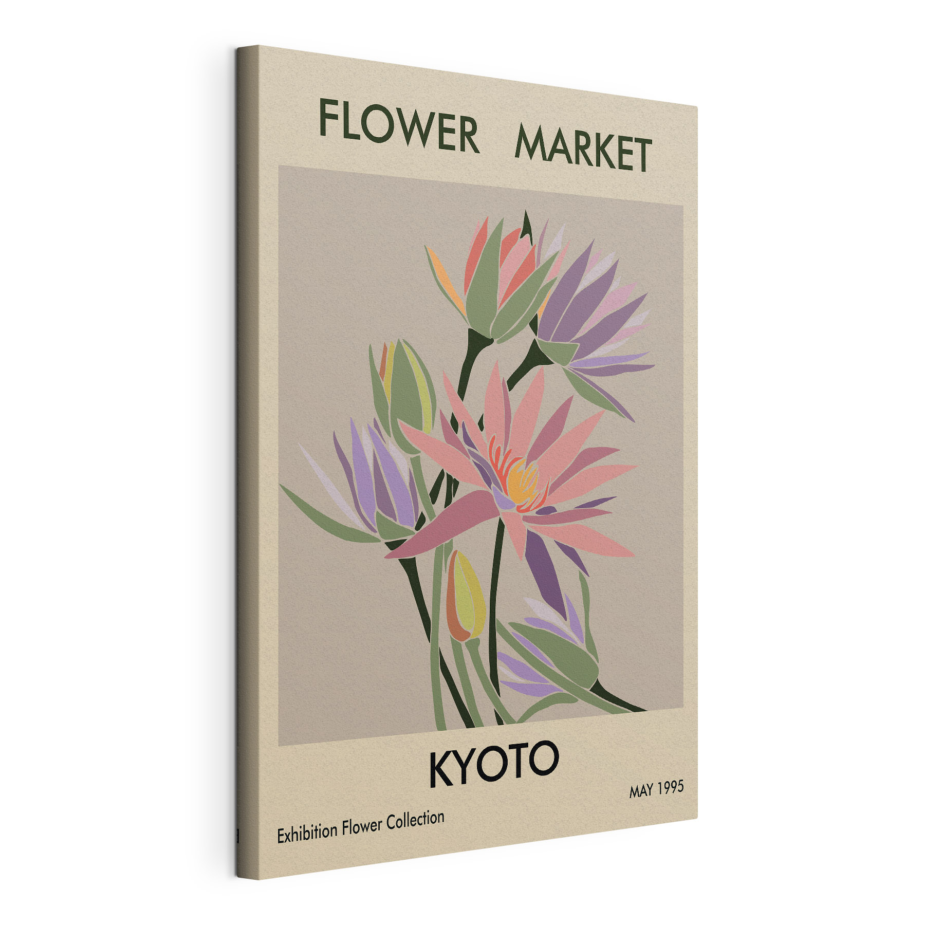 Elegant Blooms Display Pastel Beauty