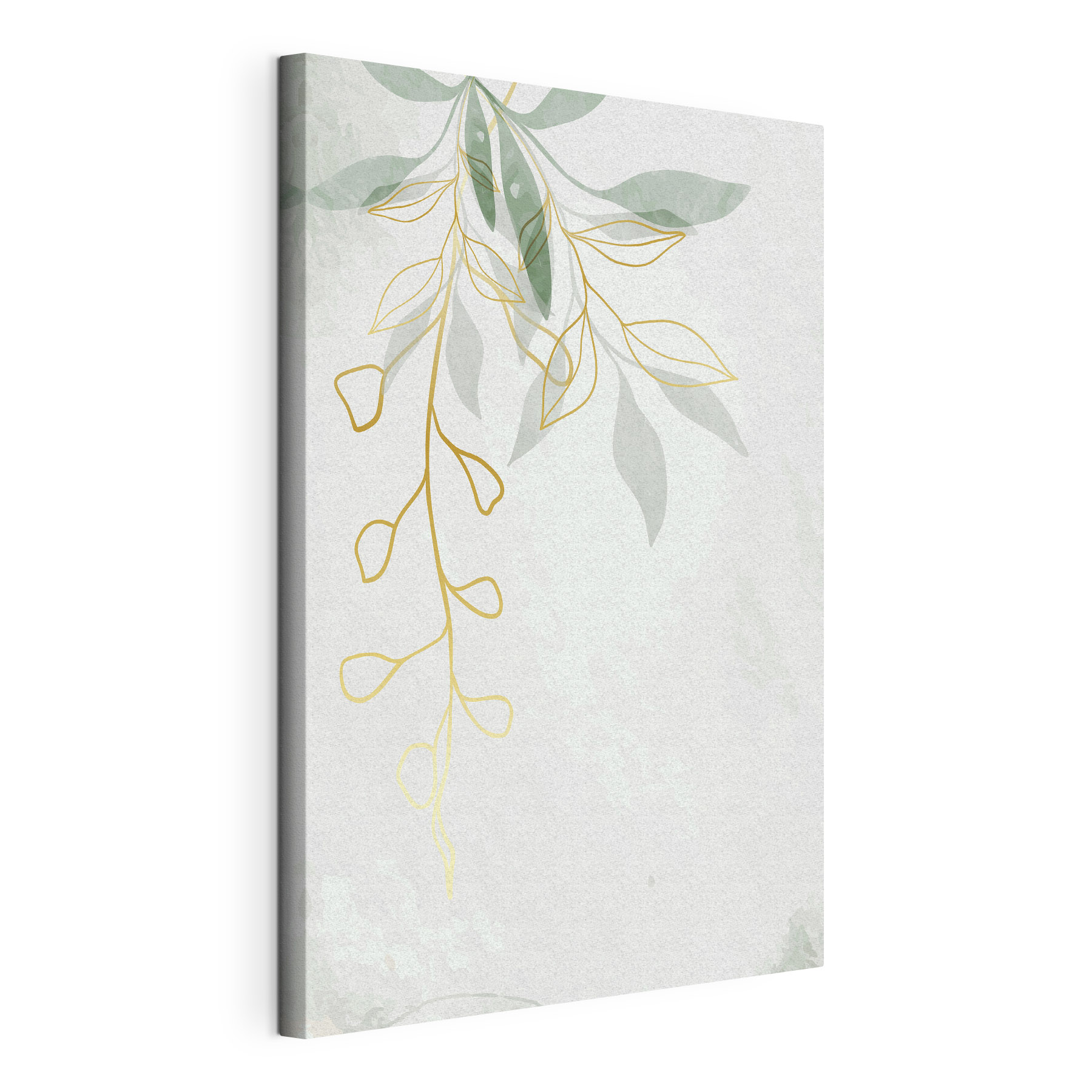 Elegant leaves in artistic harmony