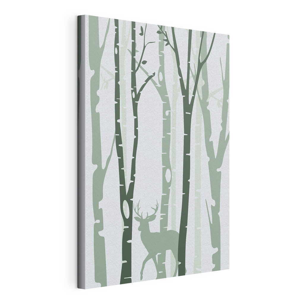 A deer in a forest A deer in a forest