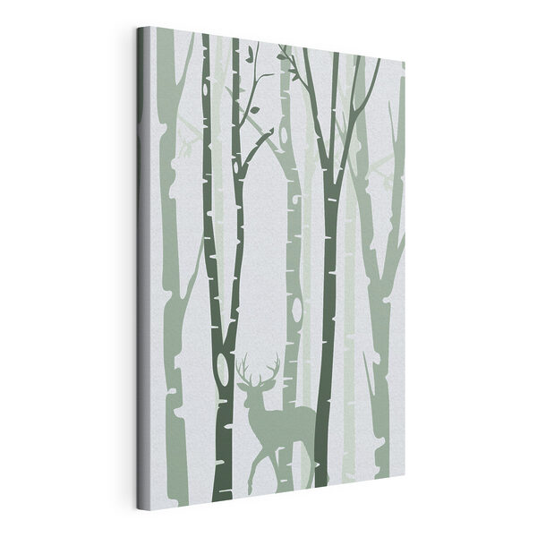 A deer in a forest A deer in a forest