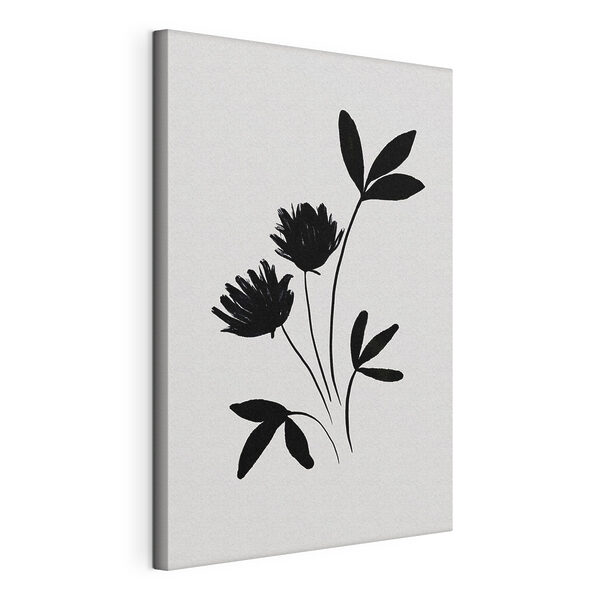 Quadri Silhouette nera di fiori (COD: s36402) Quadri Quadri Silhouette nera di fiori (COD: s36402)