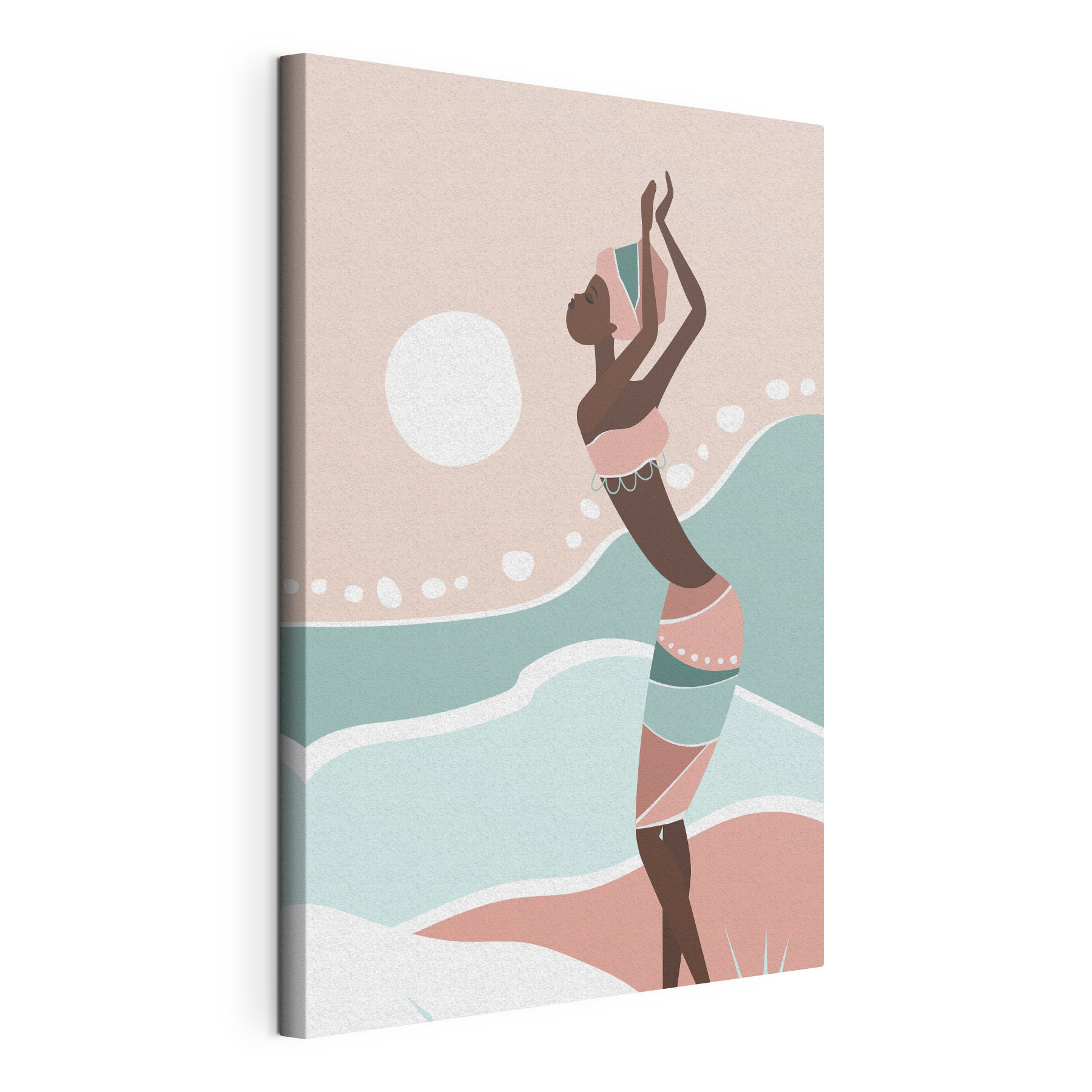 Woman in a bathing suit