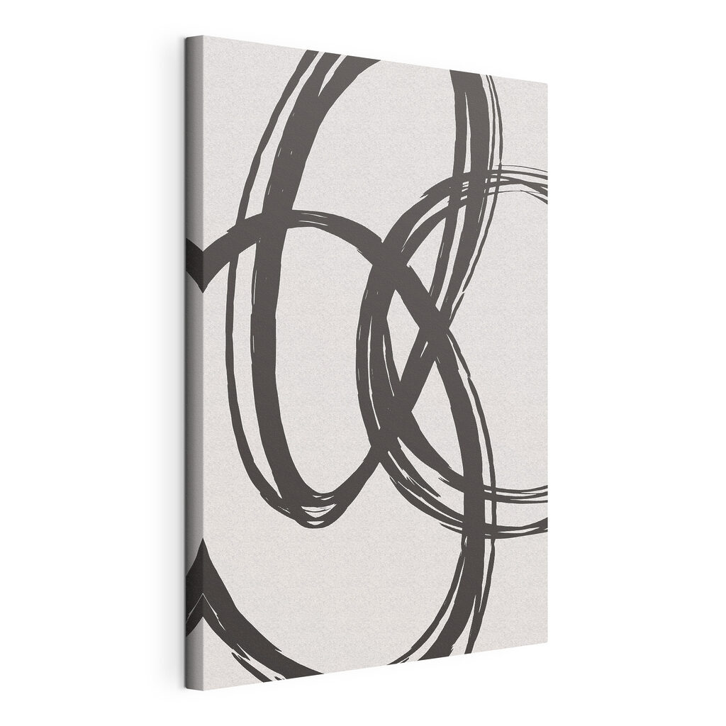 A black and white background with circles A black and white background with circles