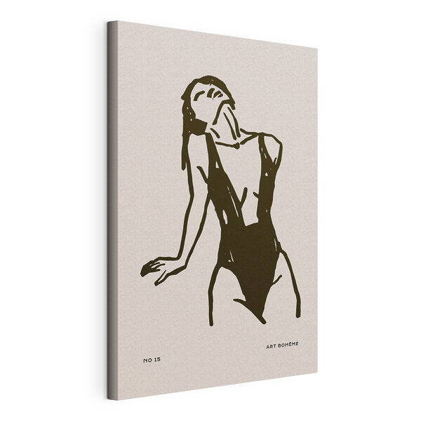 Quadri Disegno di una donna in costume da bagno (COD: s36425) Quadri Quadri Disegno di una donna in costume da bagno (COD: s36425)