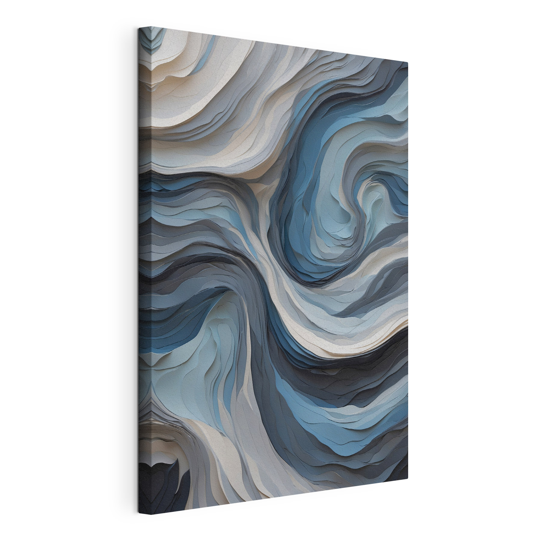 Ocean Waves in Sculpted Layers Ocean Waves in Sculpted Layers