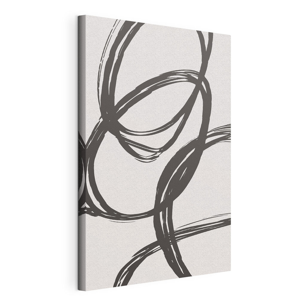 Black and white drawing of circles Black and white drawing of circles