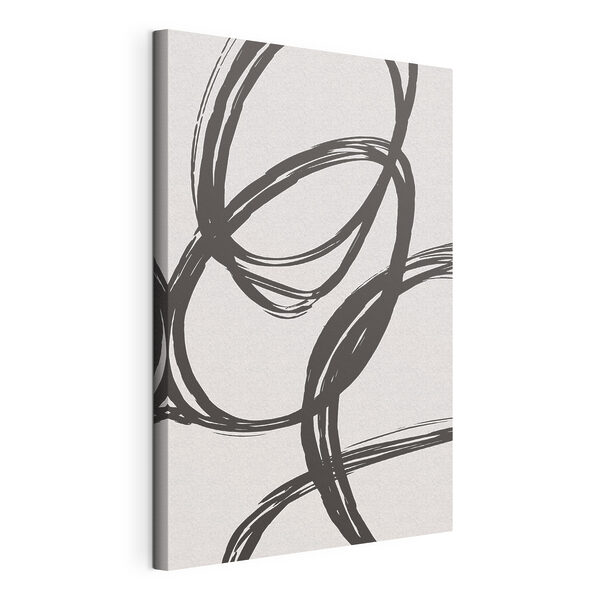 Quadri Disegno in bianco e nero di cerchi (COD: s36460) Quadri Quadri Disegno in bianco e nero di cerchi (COD: s36460)