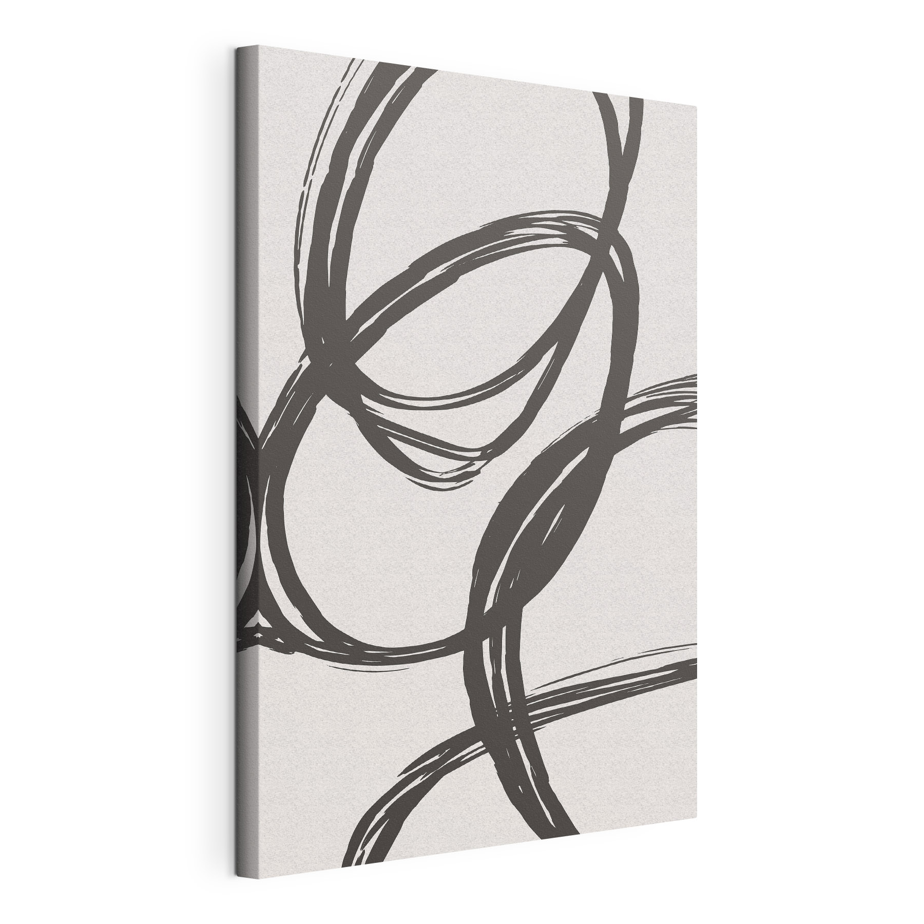 Black and white drawing of circles Black and white drawing of circles