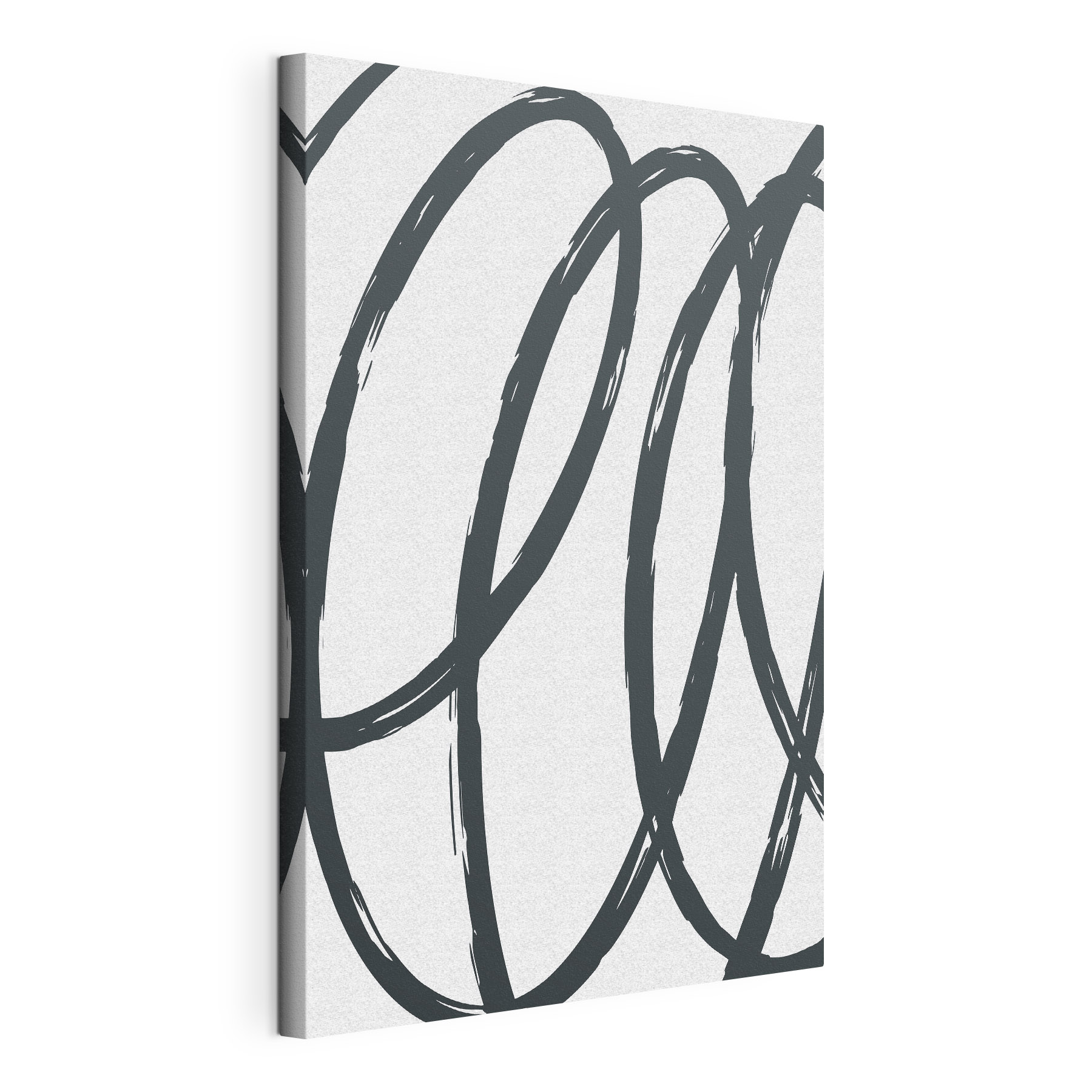 Black and white image of a swirly pattern