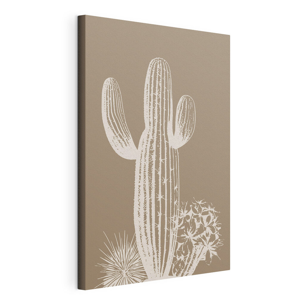 Cactus with thorns and flowers