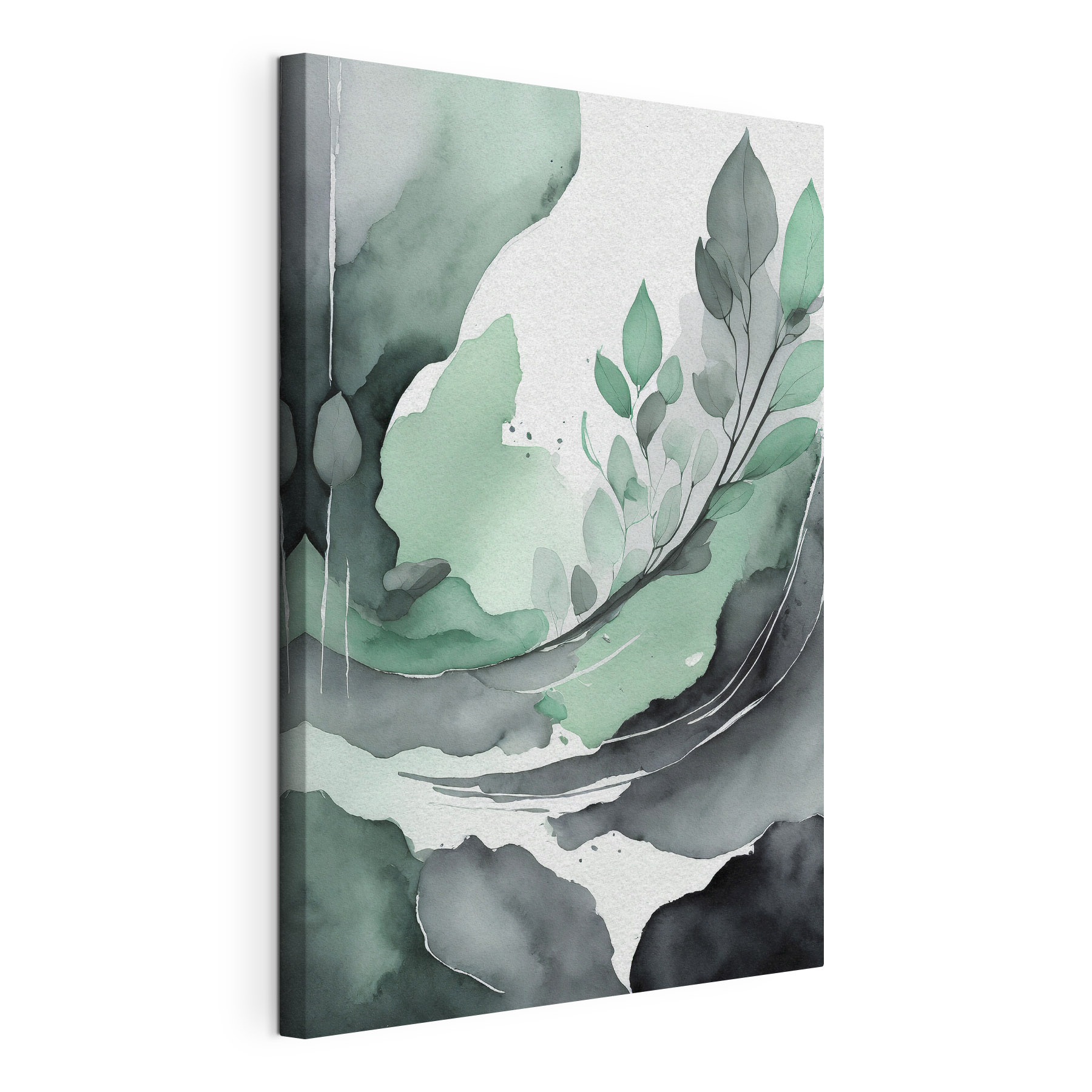 A watercolor painting of a plant
