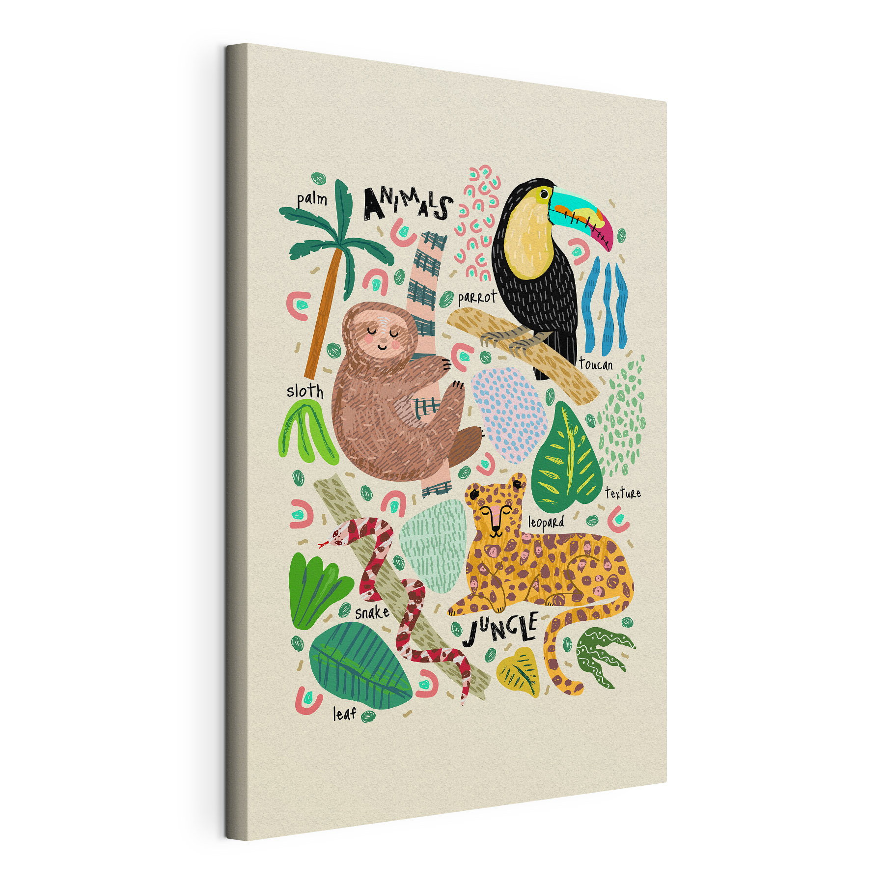 A group of animals and plants A group of animals and plants