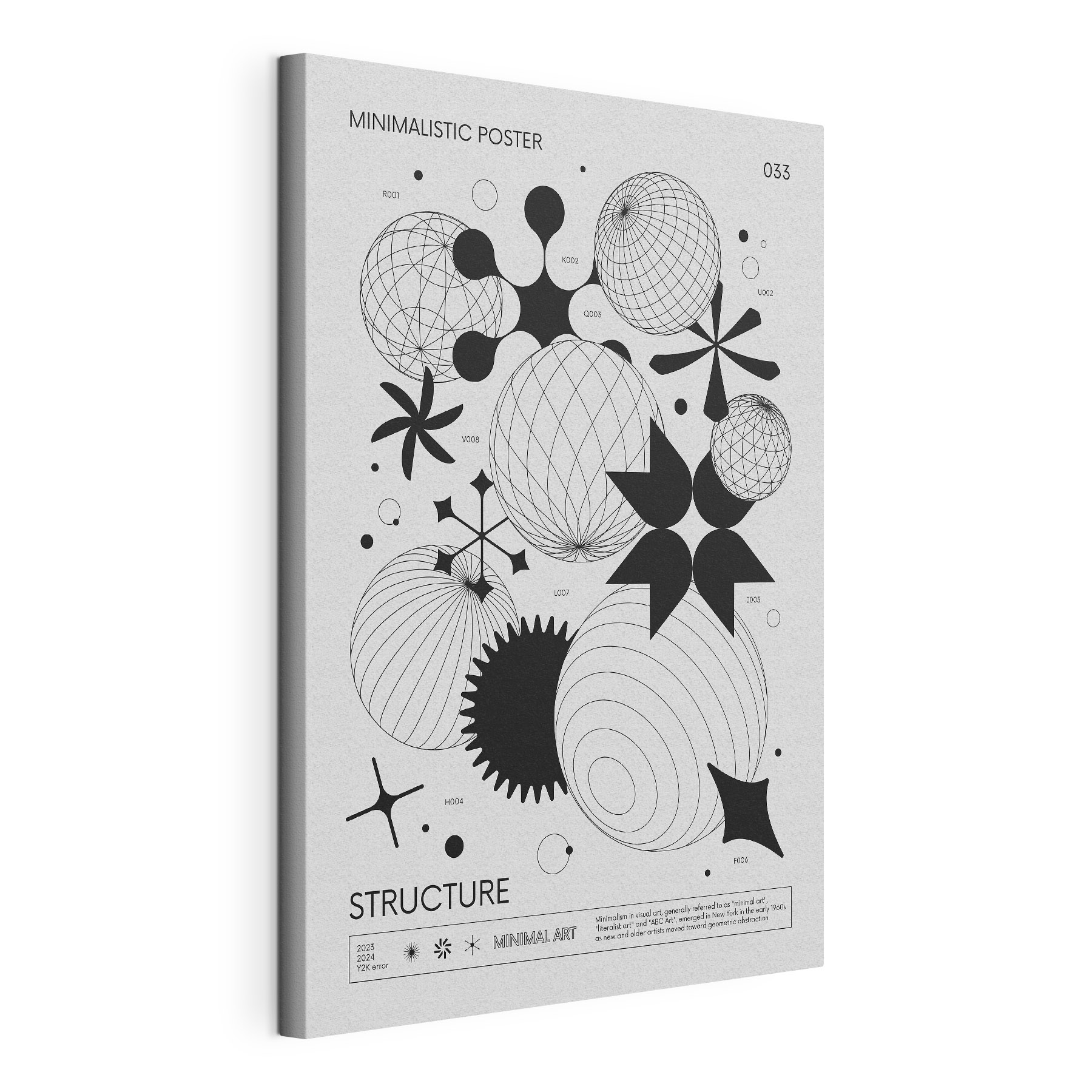 A black and white image of different shapes A black and white image of different shapes