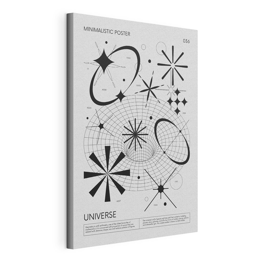 Black and white image of various shapes Black and white image of various shapes