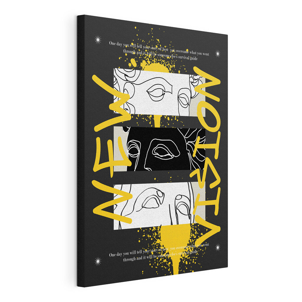 Graphic design of a face Graphic design of a face