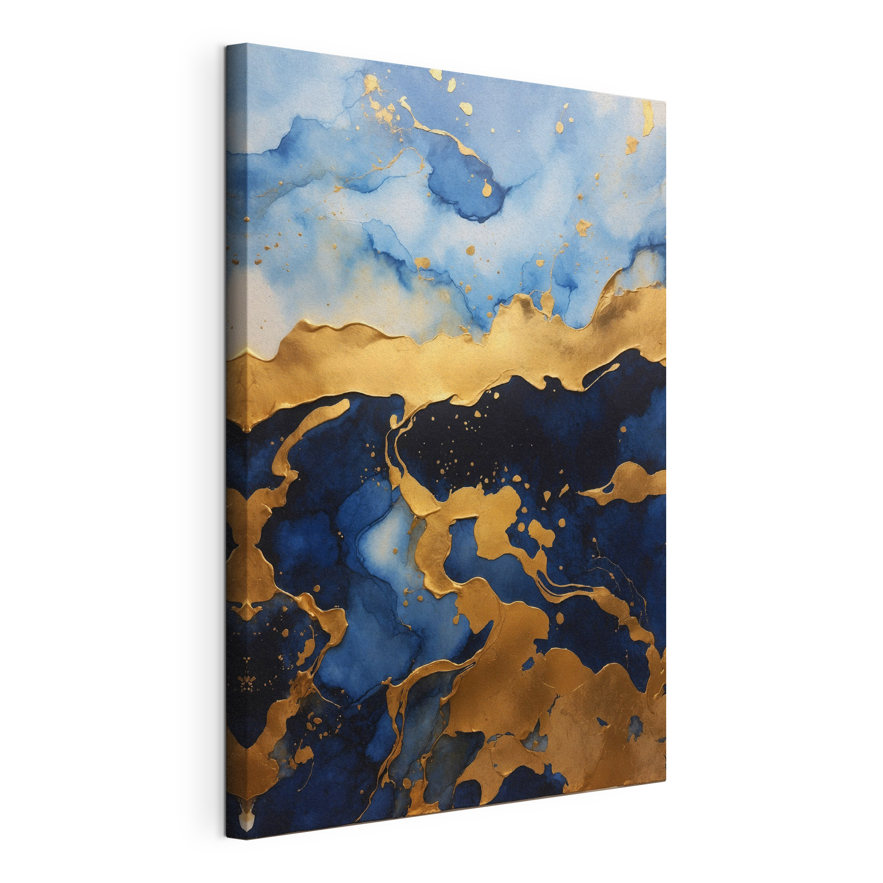 Oceanic waves in vibrant blue hues Oceanic waves in vibrant blue hues