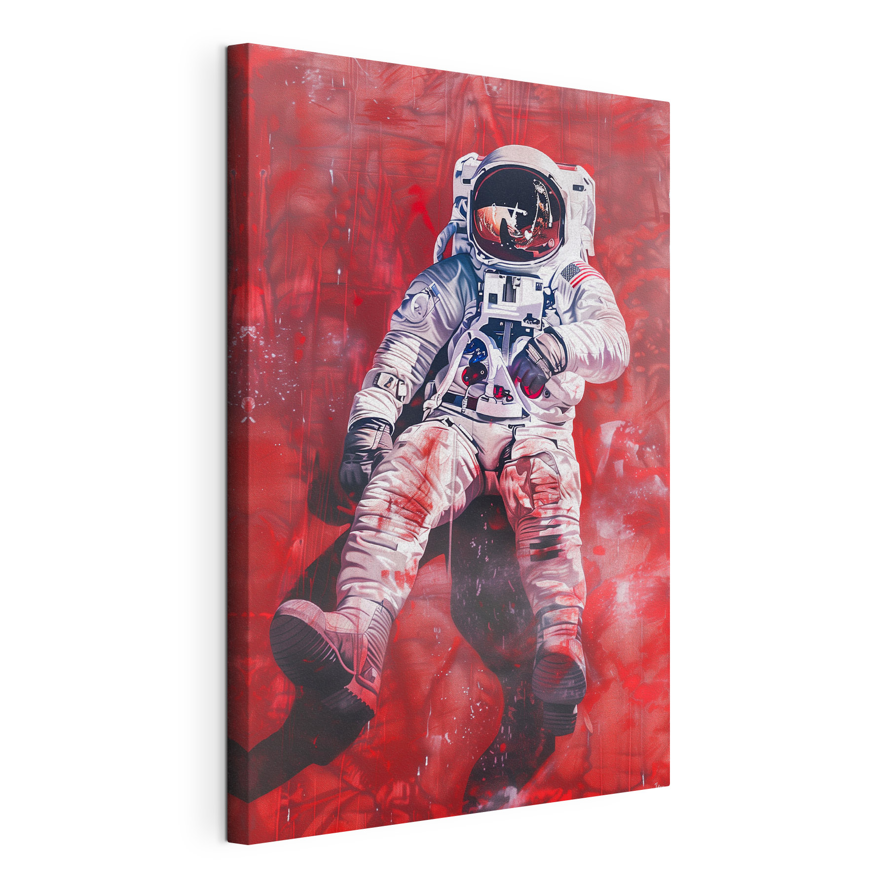 A astronaut in a space suit
