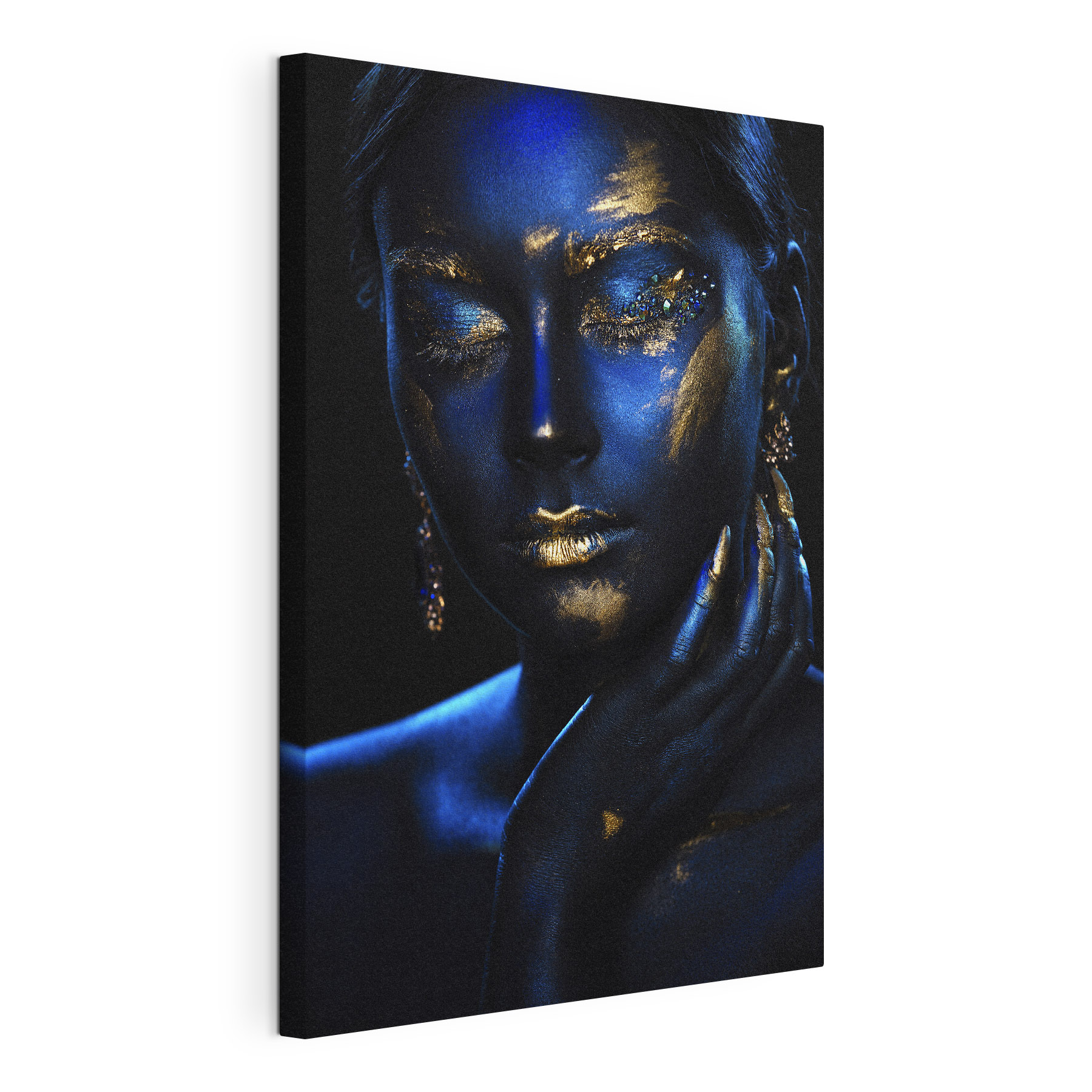Radiant in Blue and Metallic Hues Radiant in Blue and Metallic Hues
