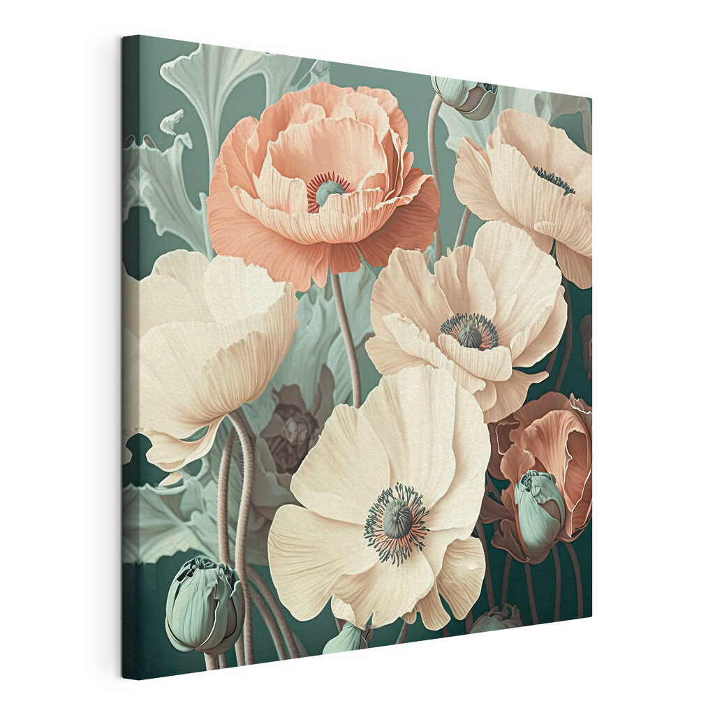 Delicate blooms in soft pastel hues Delicate blooms in soft pastel hues