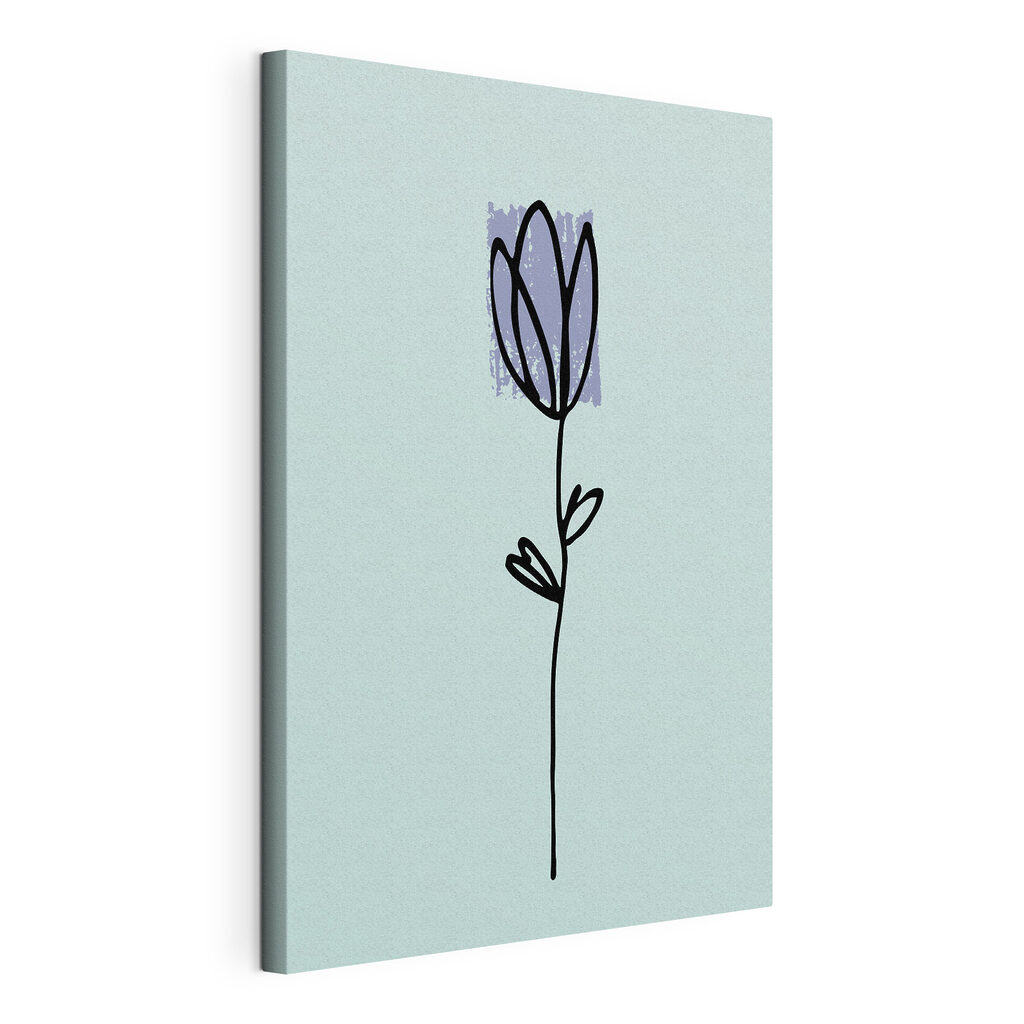 A drawing of a flower