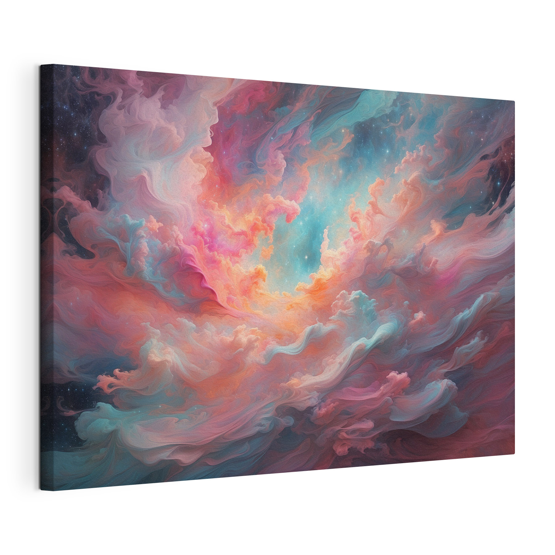 A colorful clouds in the sky