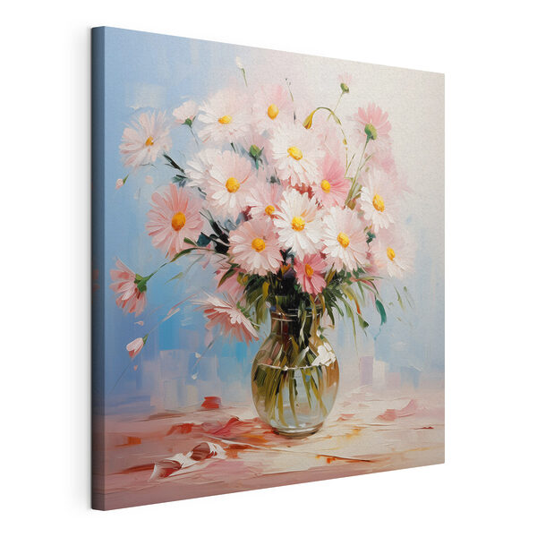 Quadri Quadri Un dipinto raffigurante dei fiori in un vaso (COD: s36807)