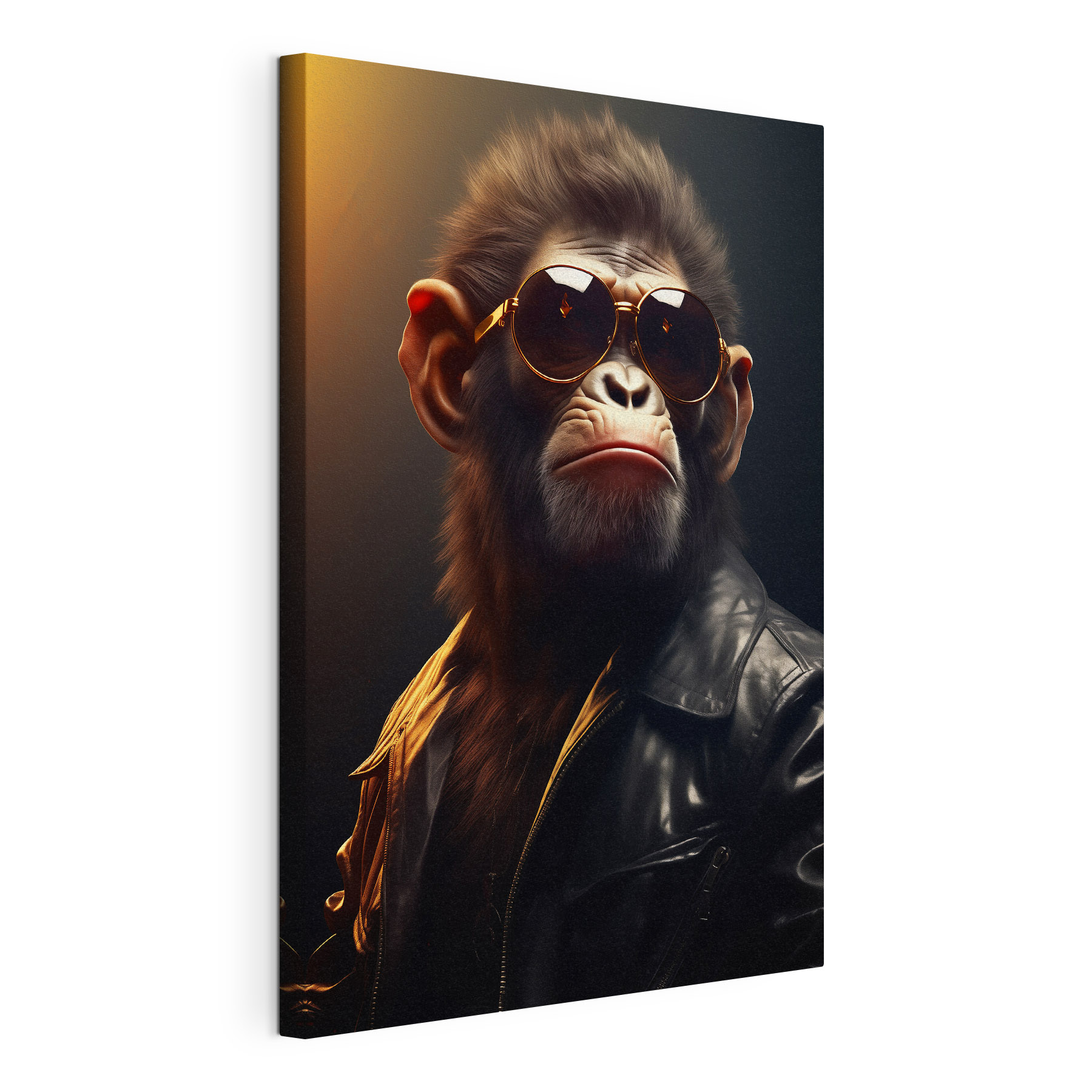 Stylish primate with cool sunglasses