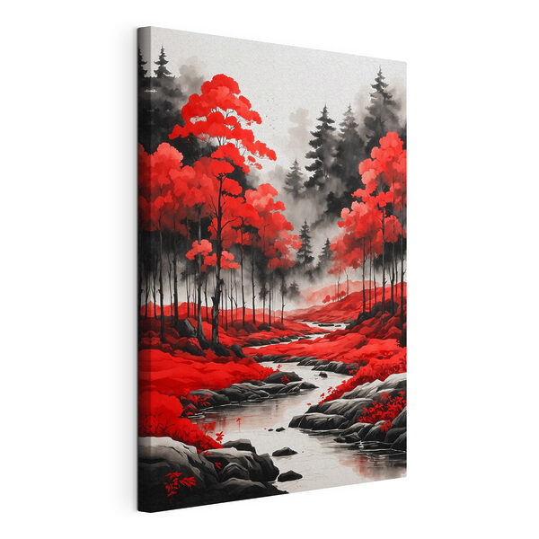 Quadri Un fiume che scorre attraverso una foresta (COD: s37122) Quadri Quadri Un fiume che scorre attraverso una foresta (COD: s37122)