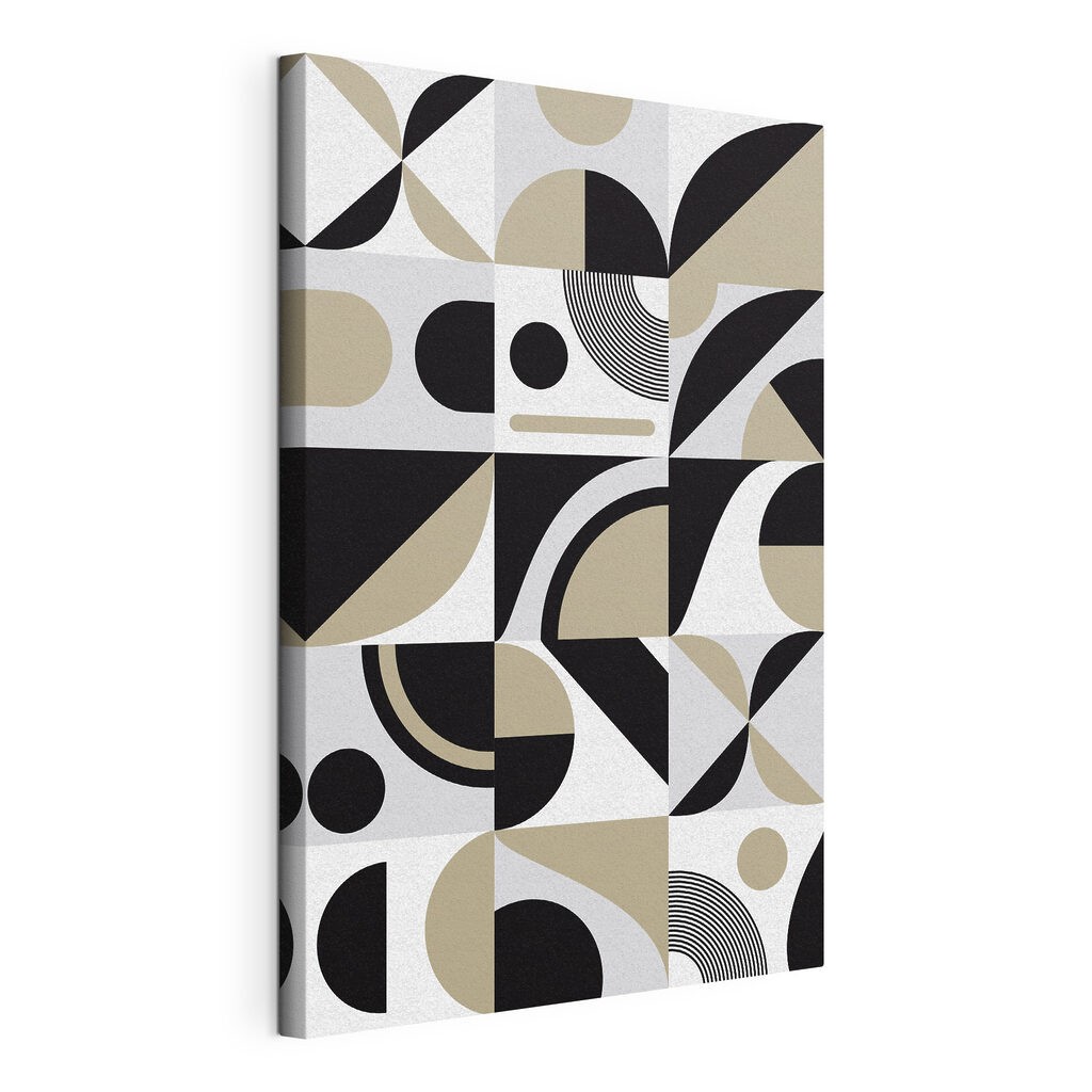 A pattern of geometric shapes A pattern of geometric shapes